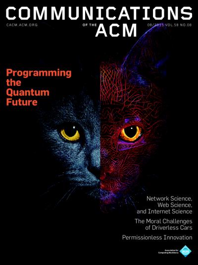 2015, no. 8: Programming the Quantum Future