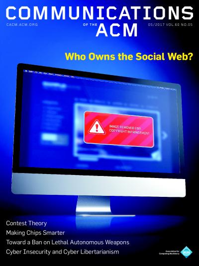 2017, no. 5: Who Owns the Social Web?