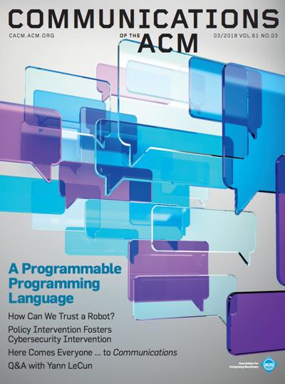 2018, no. 3: A Programmable Programming Language