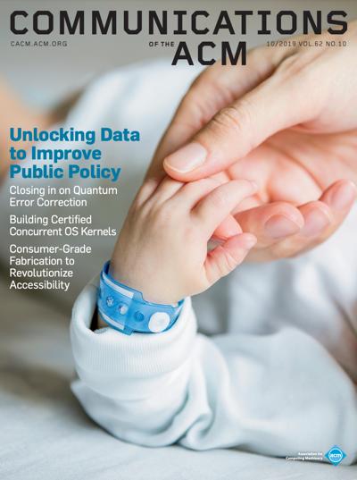 2019, no. 10: Unlocking Data to Improve Public Policy