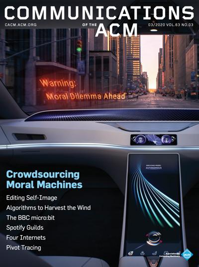 2020, no. 3: Crowdsourcing Moral Machinces