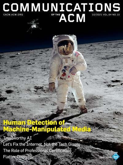 2021, no. 10: Human Detection of Machine-Manipulated Media