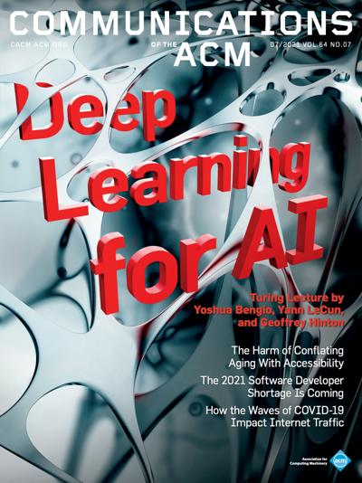 2021, no. 7: Deep Learning for AI