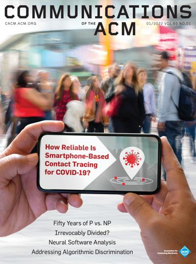 2022, no. 1: How Reliable Is Smartphone-Based Contact Tracing for COVID-19?