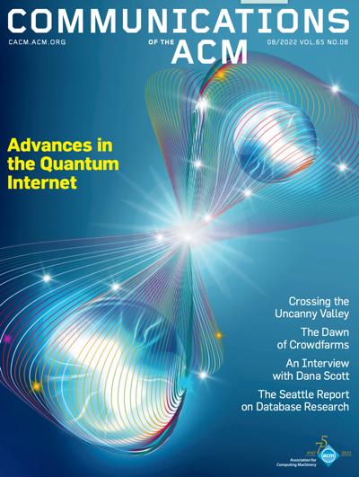 2022, no. 8: Advances in the Quantum Internet