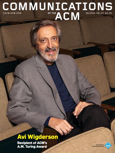 2024, no. 6: Avi Wigderson, A.M. Turing Award