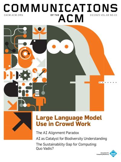 2025, no. 3: Large Language Model Use in Crowd Work