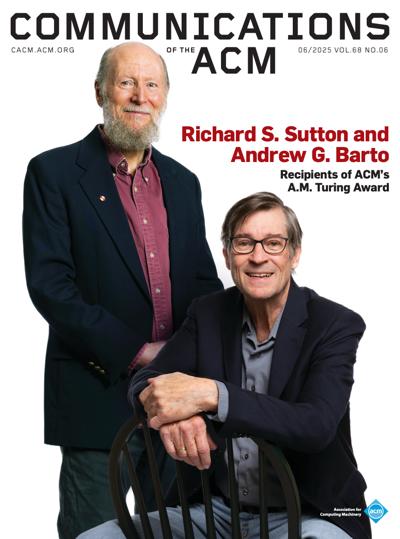 Communications of the ACM 2025, no. 6: ACM Turning Award 2025, no. 6: ACM Turning Award