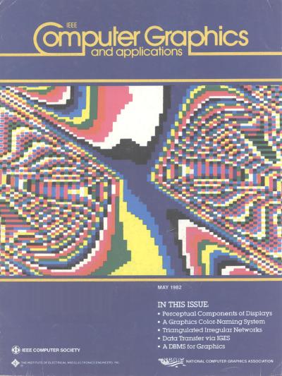 1982, no. 3: Perceptual Components of Displays, A Graphics Color-Naming System, Traiangulated Irregular Networks, Data Transfer via IGES, A DBMS for Graphics