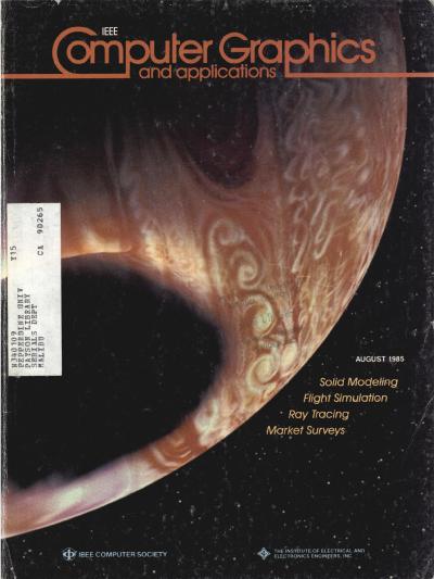 1985, no. 8: Solid Modling, Flight Simulation, Ray Tracing, Market Surveys