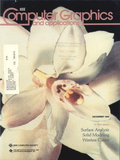1986, no. 12: Surface Analysis, Solid Modeling, Wireless Cursor