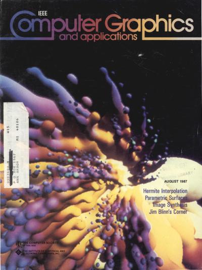 1987, no. 8: Hermite Interpolation, Parametrics Surfaces, Image Synthesis