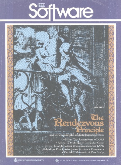 1985, no. 3: the rendezvous principle and another examples of distributed systems 1985, no. 3: the rendezvous principle and another examples of distributed systems