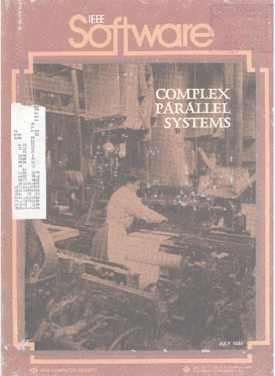 1985, no. 4: complex parallel systems 1985, no. 4: complex parallel systems