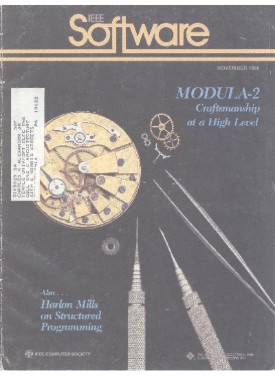 1986, no. 6: modula-2: craftsmanship at high level 1986, no. 6: modula-2: craftsmanship at high level