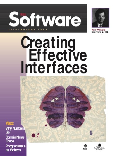 1997, no. 4: creating effective interfaces 1997, no. 4: creating effective interfaces