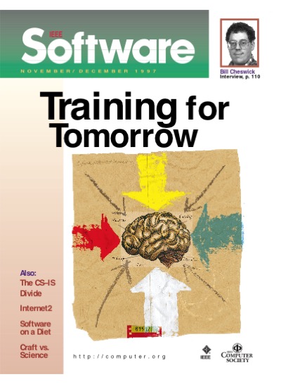 1997, no. 6: training for tomorrow 1997, no. 6: training for tomorrow