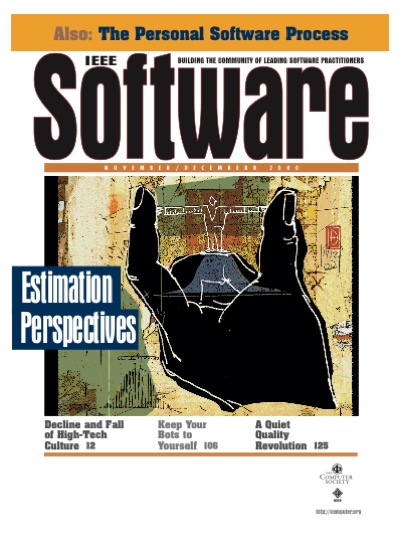 2000, no. 6: estimation perspectives 2000, no. 6: estimation perspectives