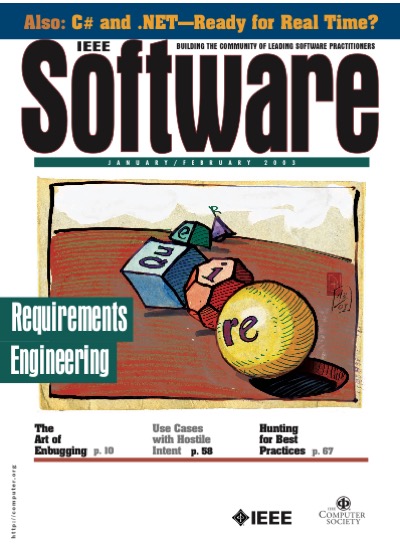 2003, no. 1: requirements engineering 2003, no. 1: requirements engineering