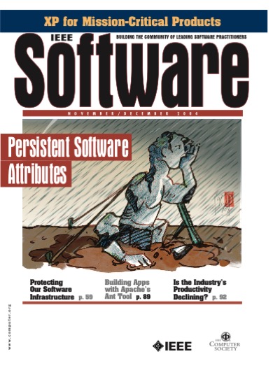 2004, no. 6: persistent software attributes 2004, no. 6: persistent software attributes