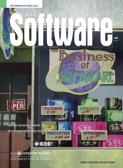 2016, no. 5: the business of software 2016, no. 5: the business of software